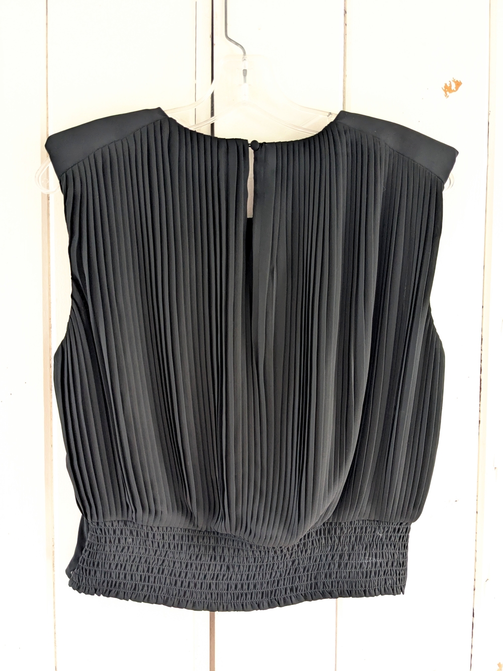 Jason Wu Pleated  Sleeveless Blouse sz M - Picture 7 of 12